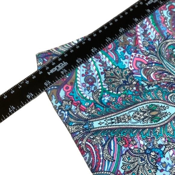 Talbots Petite Multicolor Paisley Skirt, Size 6P - Colorful, Vibrant, Casual - Picture 8 of 10